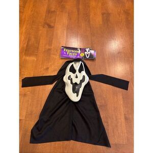 Vintage w tags fearsome faces scream mask glows in the dark